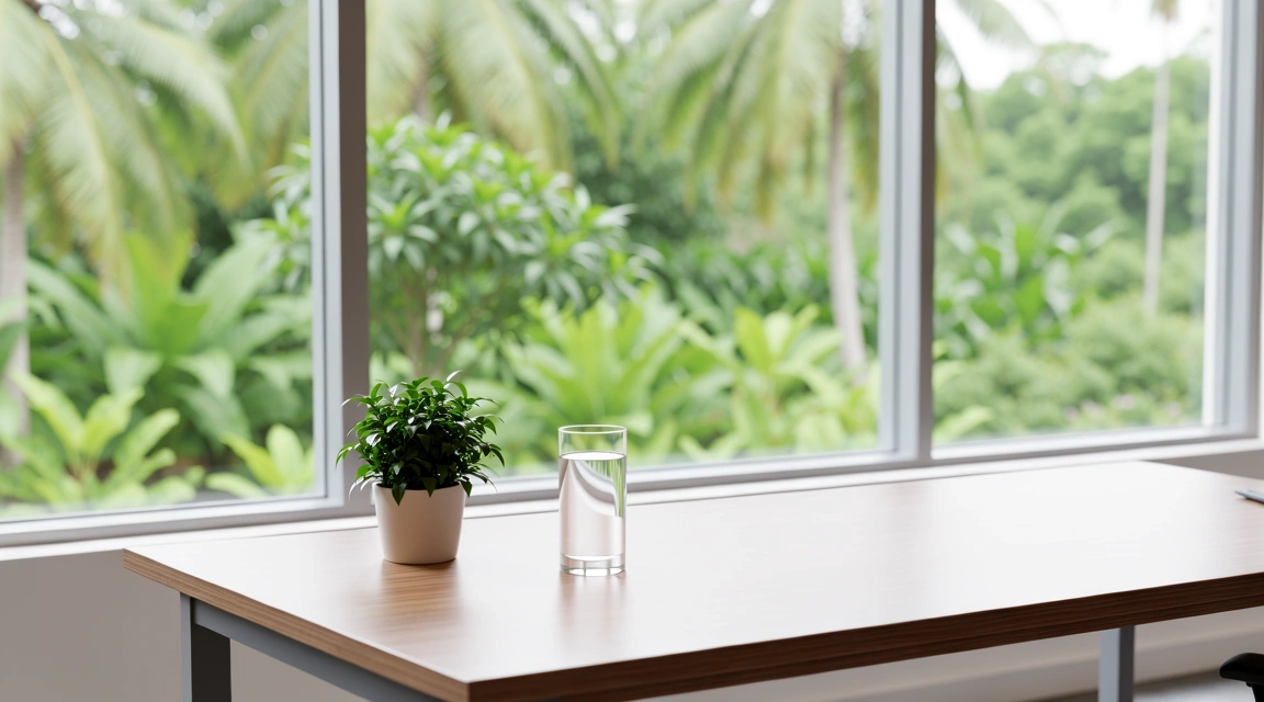 Clean workspace for editorial review